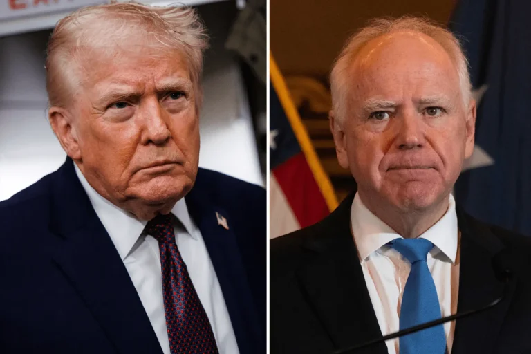Trump-Walz-Diptych