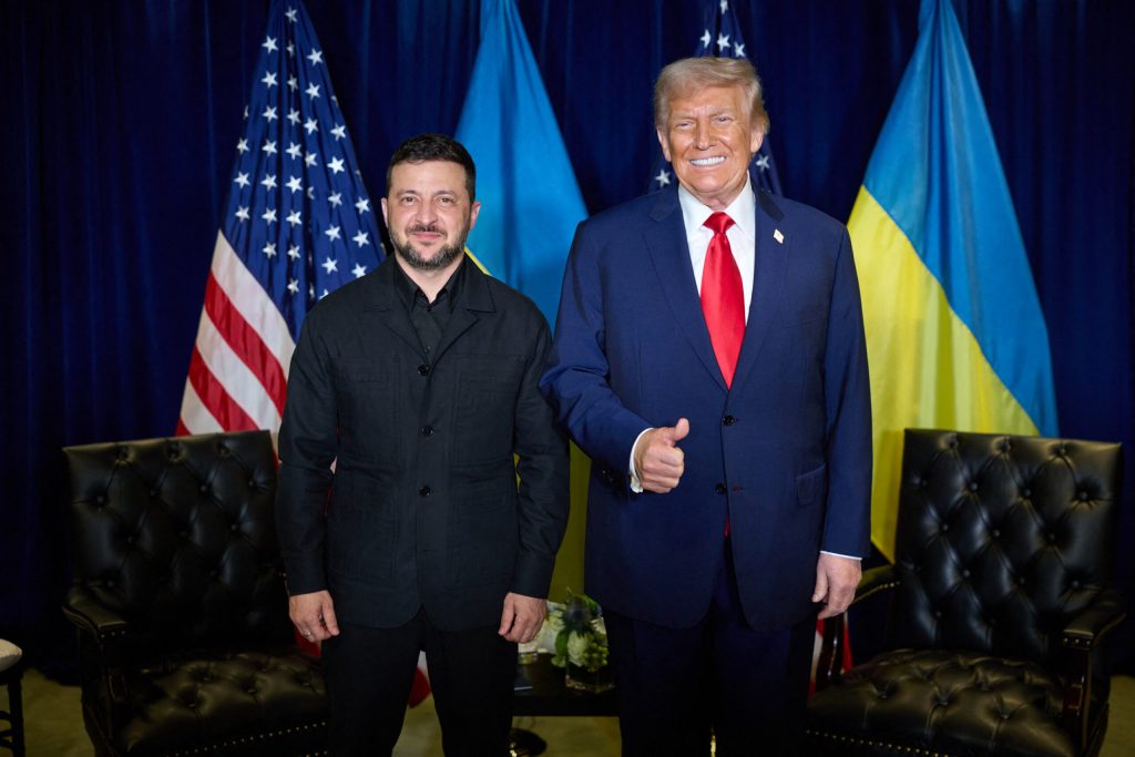 President Trump Meets with Ukrainian President Zelenskyy - NYC